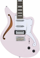 Semi-hollow e-gitarre D'angelico Premier Bedford SH - Shell pink