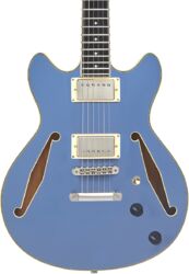 Semi-hollow e-gitarre D'angelico Excel Mini DC Tour - Slate blue