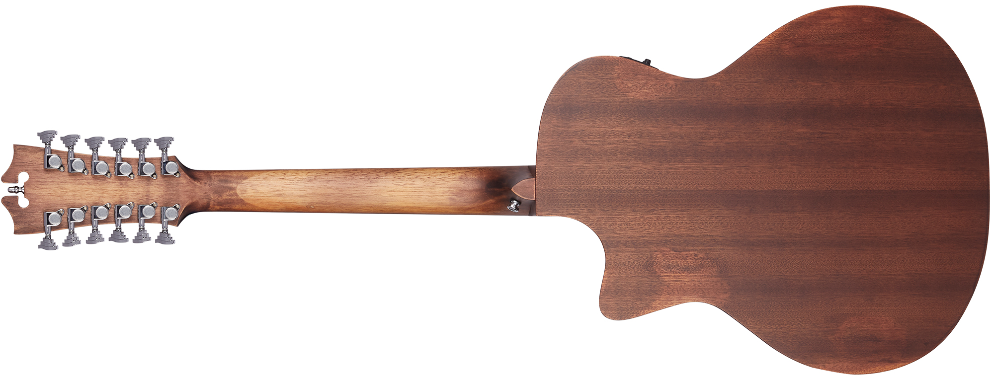 D'angelico Premier Fulton Ls 12-string Grand Auditorium Cw 12c Tout Acajou Mer - Aged Mahogany - Folk-Gitarre - Variation 1