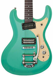 Double cut e-gitarre Danelectro The 64 Guitar - Dark aqua