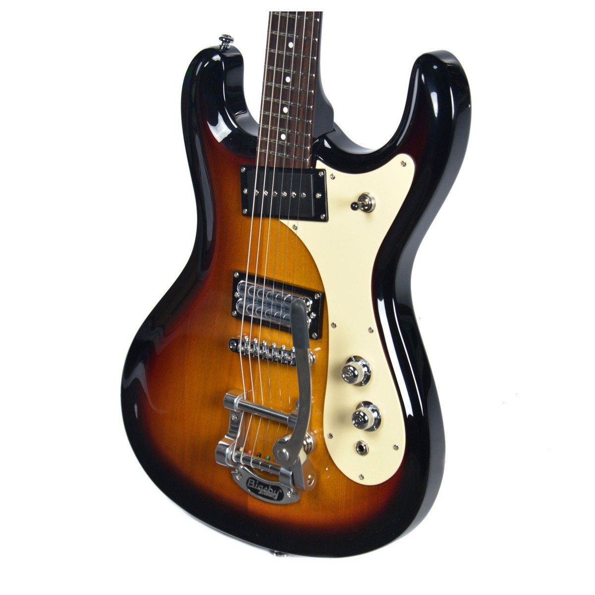 Danelectro The 64 Guitar Hs Trem Rw - Sunburst - Double Cut E-Gitarre - Variation 2