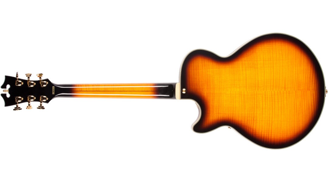 D'angelico Exss Vintage Sunburst - Hollowbody E-Gitarre - Variation 1