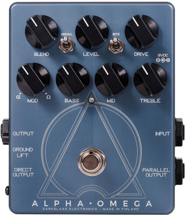 Darkglass Alpha Omega Bass Distorsion - - Overdrive/Distortion/Fuzz Effektpedal - Main picture