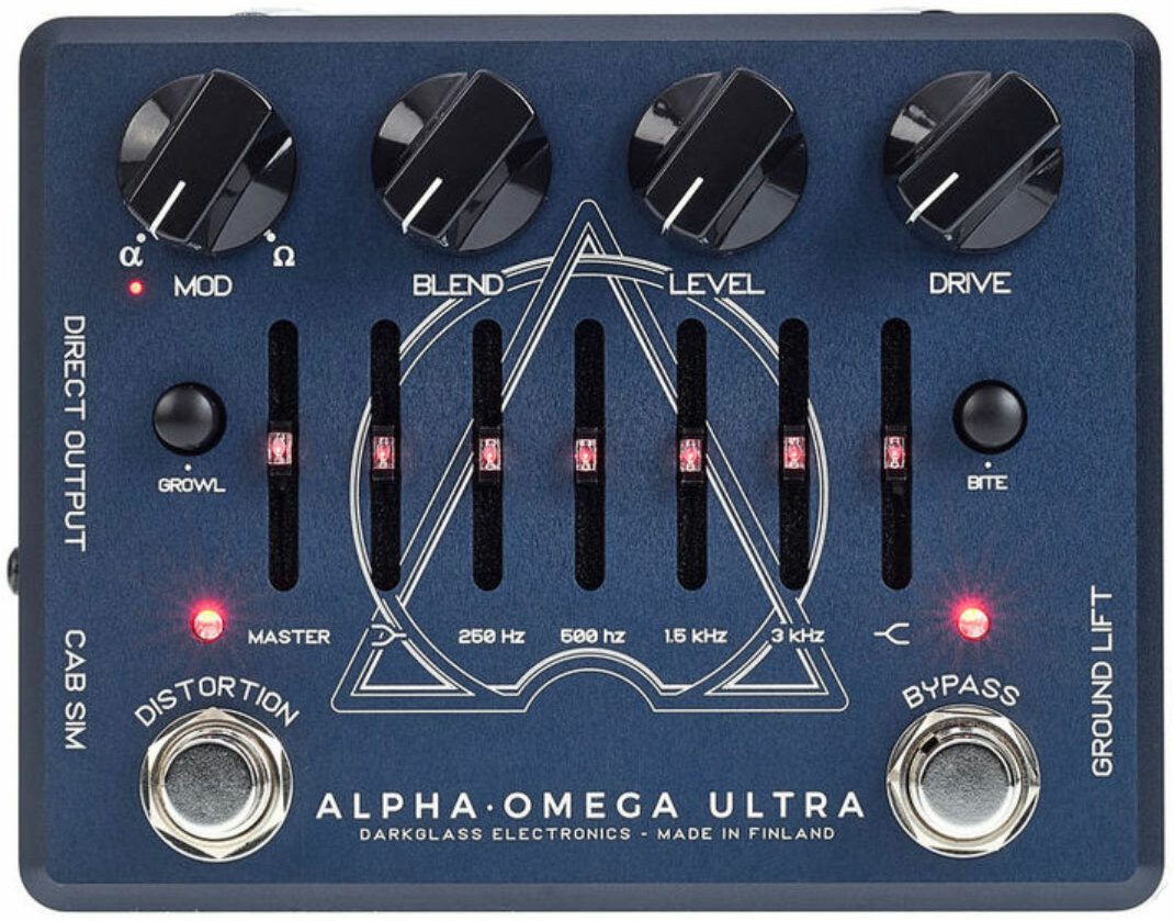 Darkglass Alpha Omega Ultra Bass Preamp - Overdrive/Distortion/Fuzz Effektpedal - Main picture