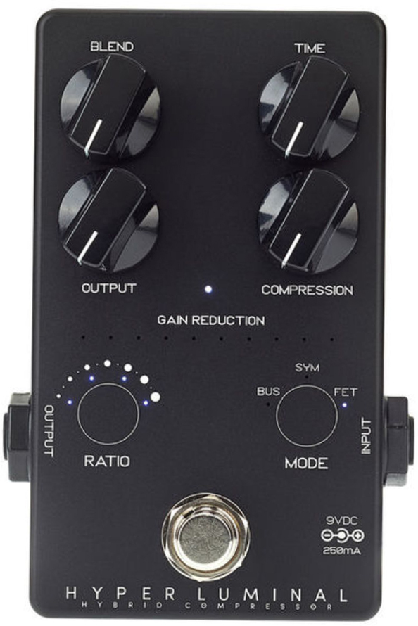 Darkglass Hyper Luminal Hybrid Compressor Ltd Black - Kompressor/Sustain/Noise gate Effektpedal - Main picture