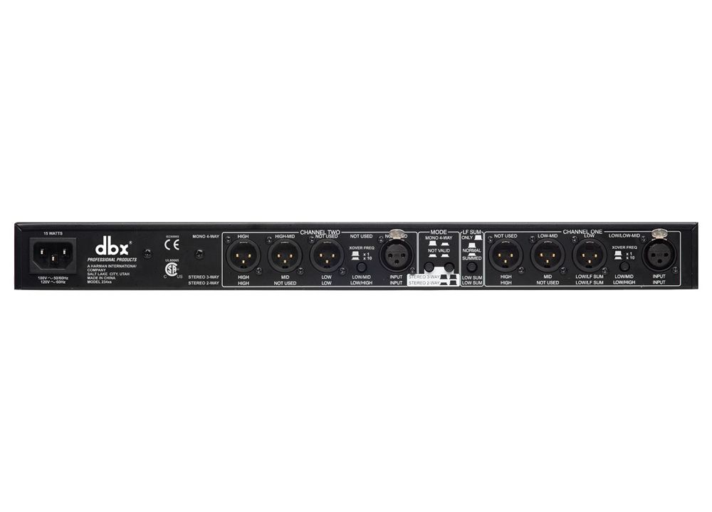 Dbx 234xs  3 Stereo 4 Mono - Konverter - Variation 2