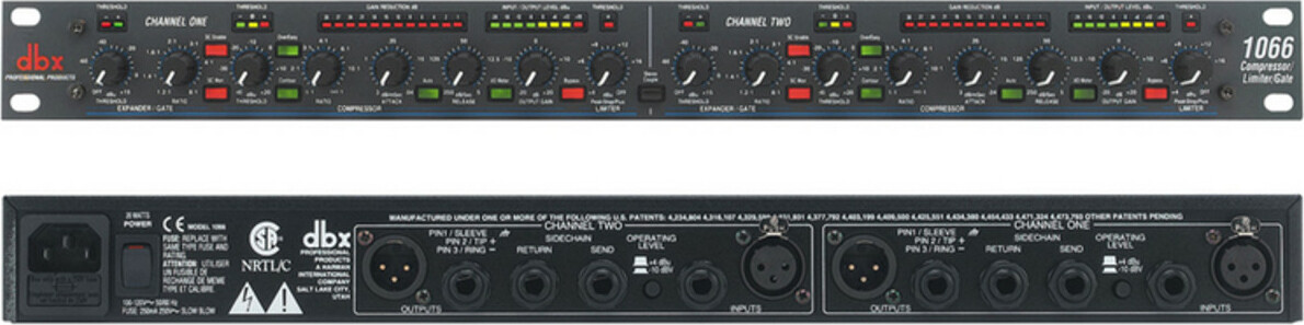 Dbx 1066 Compresseur Limiteur Gate - Kompressor/Limiter Gate - Main picture