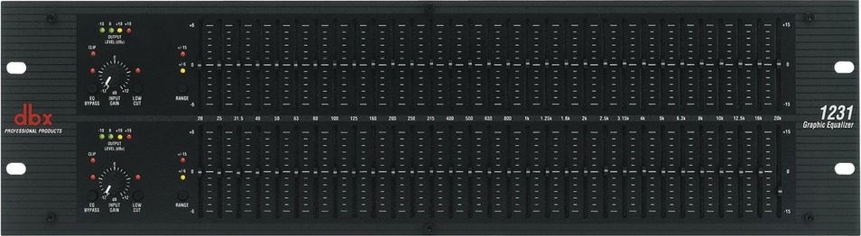 Dbx 1231 Egaliseur Graphique 2 X 31 Bandes - Equalizer / channel strip - Main picture