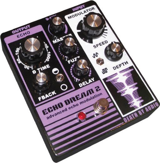 Death By Audio Echo Dream 2 Analog Echo Et Fuzz - Reverb/Delay/Echo Effektpedal - Variation 1