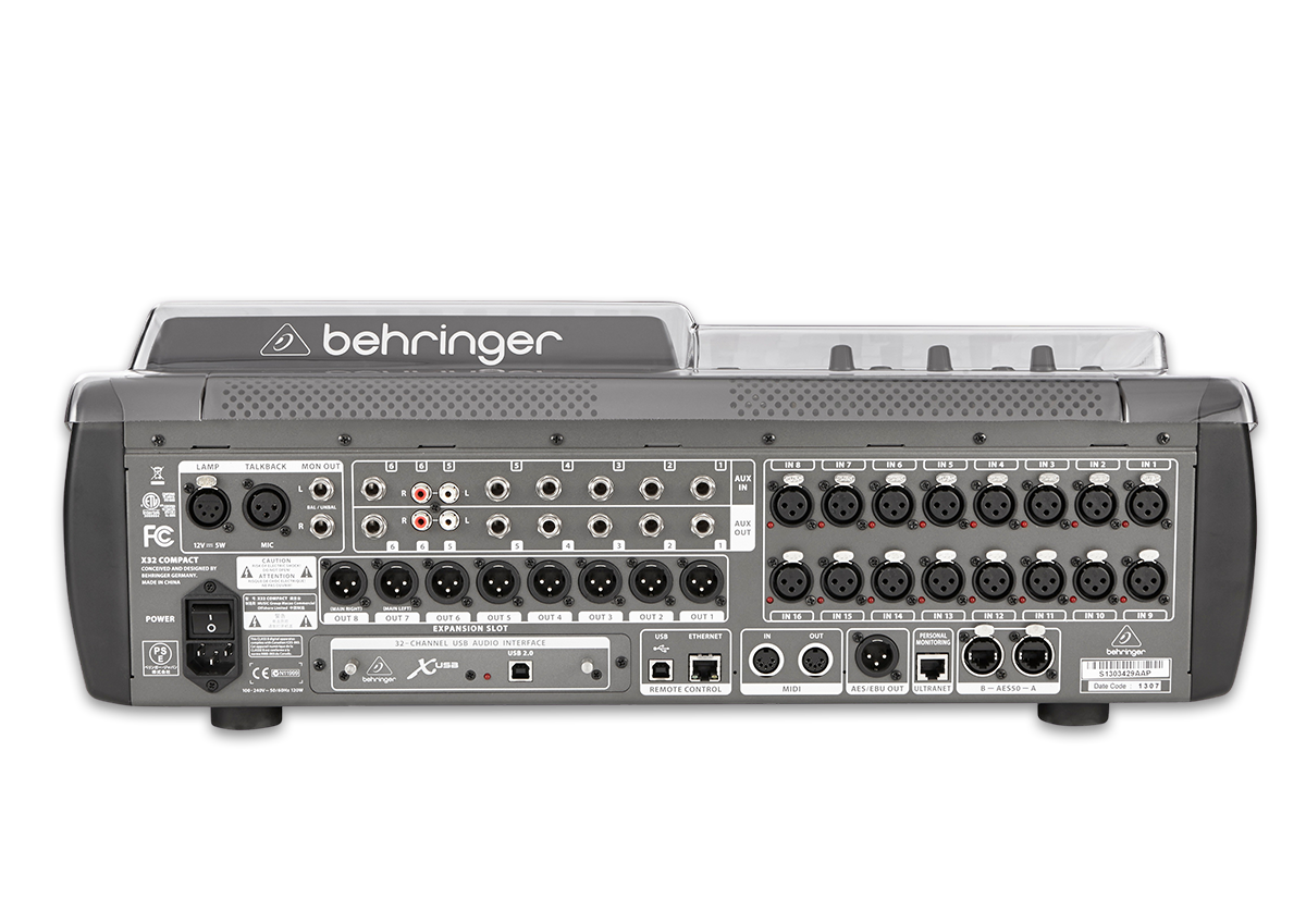 Decksaver Behringer Pro X32 Compact Cover - Staubschutzabdeckung - Variation 1