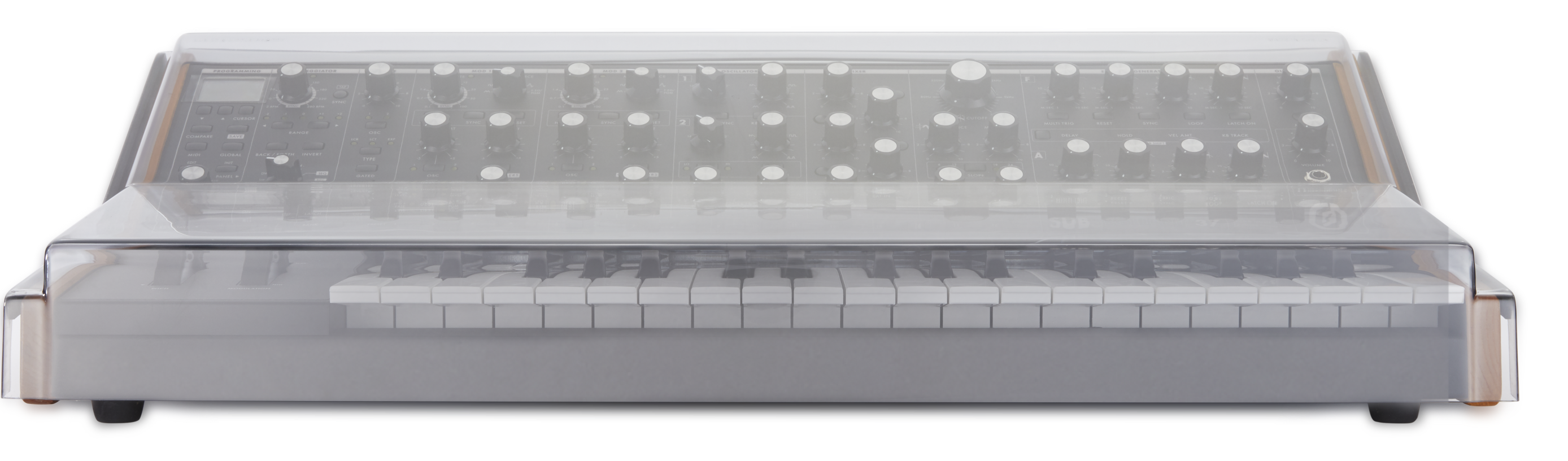 Decksaver Moog Subsequent37 Cover (soft-fit Sides) - Tasche für Studio-Equipment - Variation 2