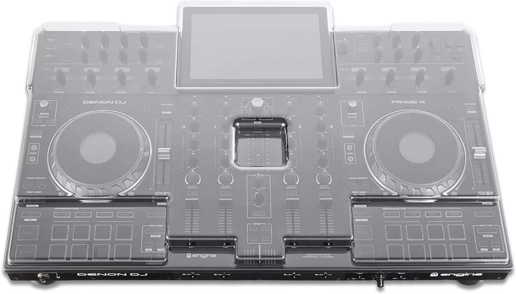 Decksaver Denon Prime 4 Cover - Staubschutzabdeckung - Variation 1