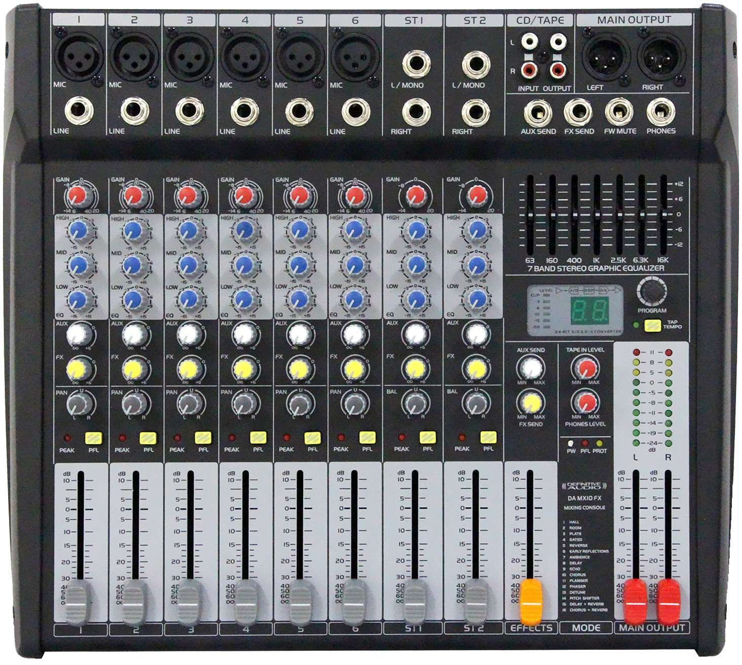 Definitive Audio Da Mx10 Fx2 - Analoges Mischpult - Main picture