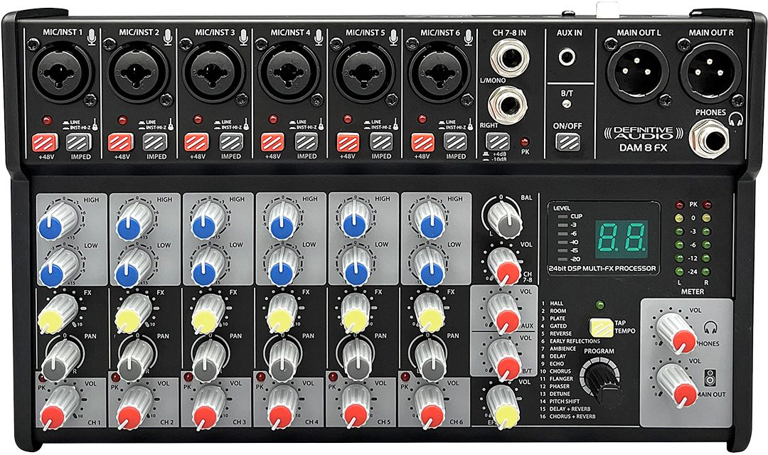 Definitive Audio Dam 8 Fx - Analoges Mischpult - Main picture