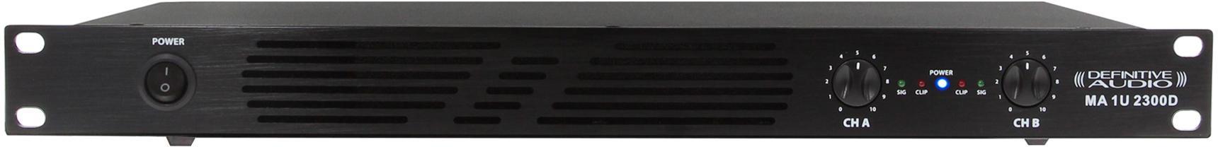 Stereo endstüfe Definitive audio MA 1U 2300D
