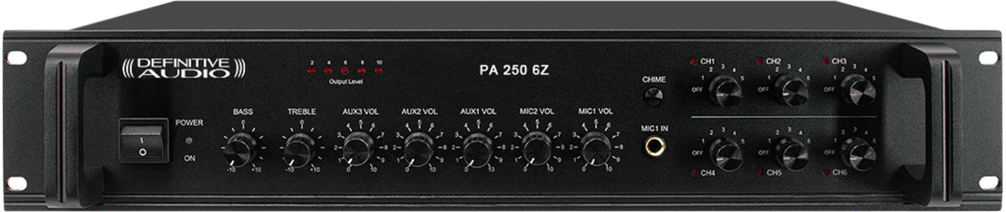 Definitive Audio Pa 250 6z - Multikanäle Endstufe - Main picture