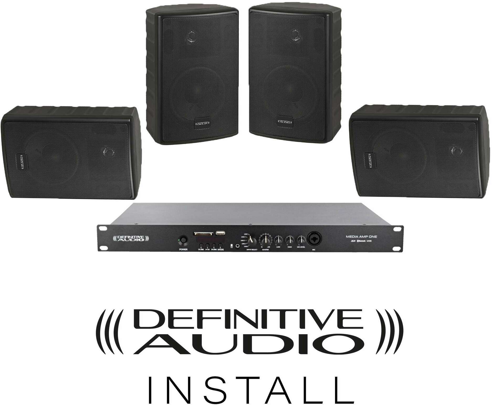 Definitive Audio Pack Install Resto Black V2 - Passive Lautsprecher - Main picture