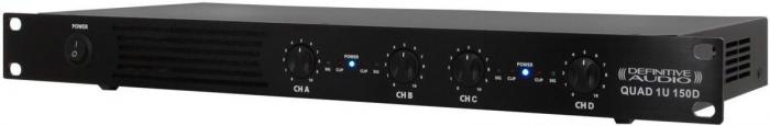 Multikanäle endstufe Definitive audio QUAD 1U 150D