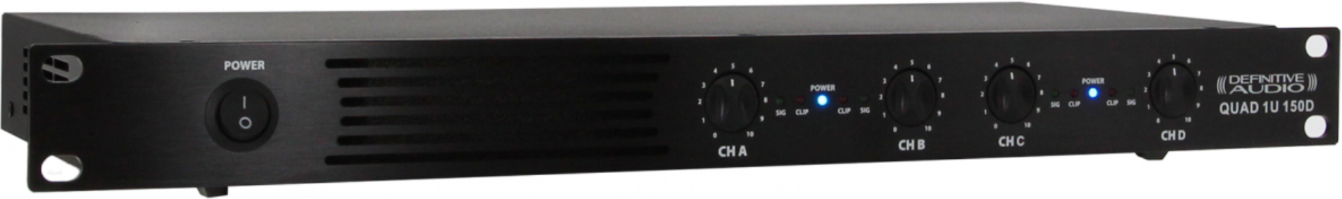 Definitive Audio Quad 1u 150d - Multikanäle Endstufe - Main picture