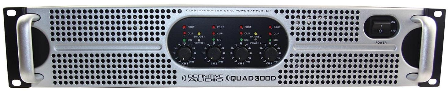Multikanäle endstufe Definitive audio Quad 300D