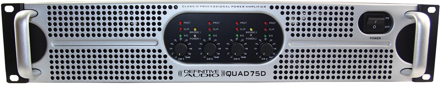Definitive Audio Quad 75d - Multikanäle Endstufe - Main picture