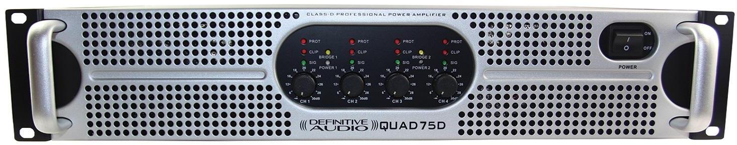 Multikanäle endstufe Definitive audio Quad 75D
