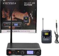 Wireless instrumentenmikrofon Definitive audio DA UHF 100 GUITARE