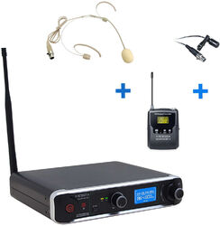 Wireless headset-mikrofon Definitive audio DA UHF PT 100