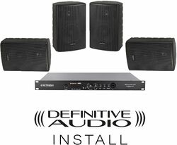 Passive lautsprecher Definitive audio Pack Install Resto Black V2