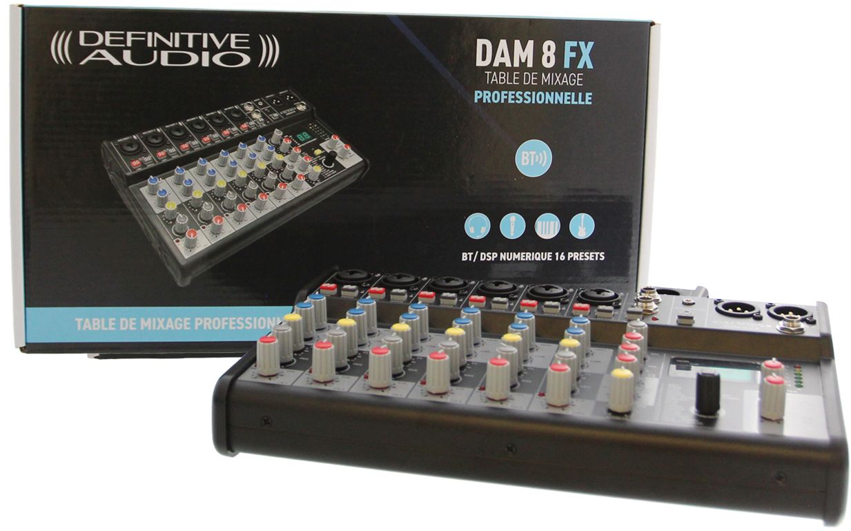 Definitive Audio Dam 8 Fx - Analoges Mischpult - Variation 3