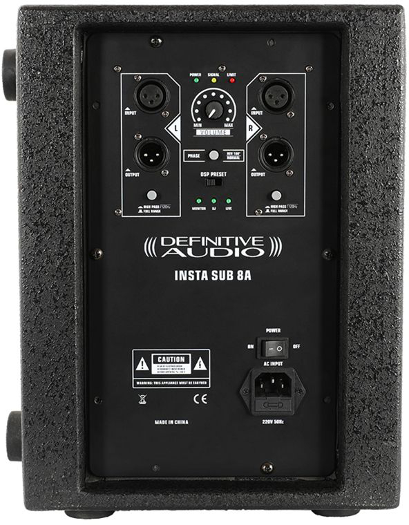Definitive Audio Instasub 8a - Aktive Subwoofer - Variation 1