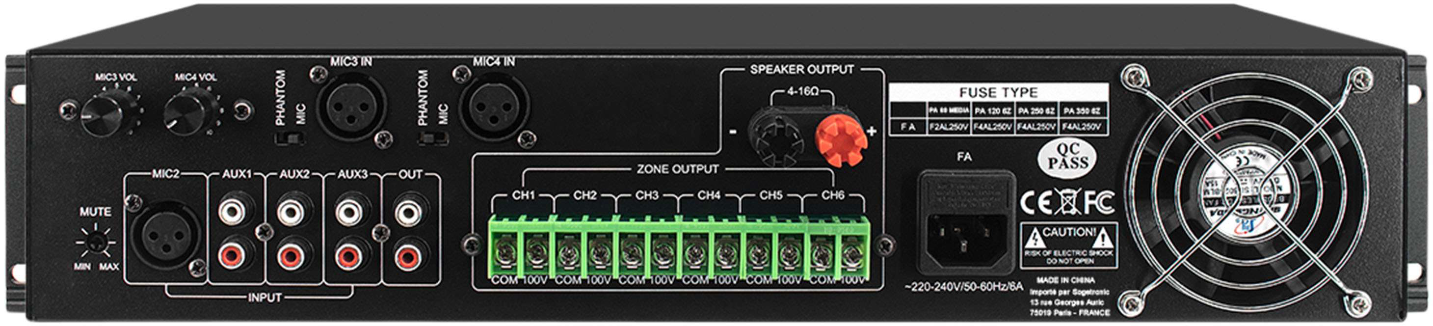 Definitive Audio Pa 250 6z - Multikanäle Endstufe - Variation 1