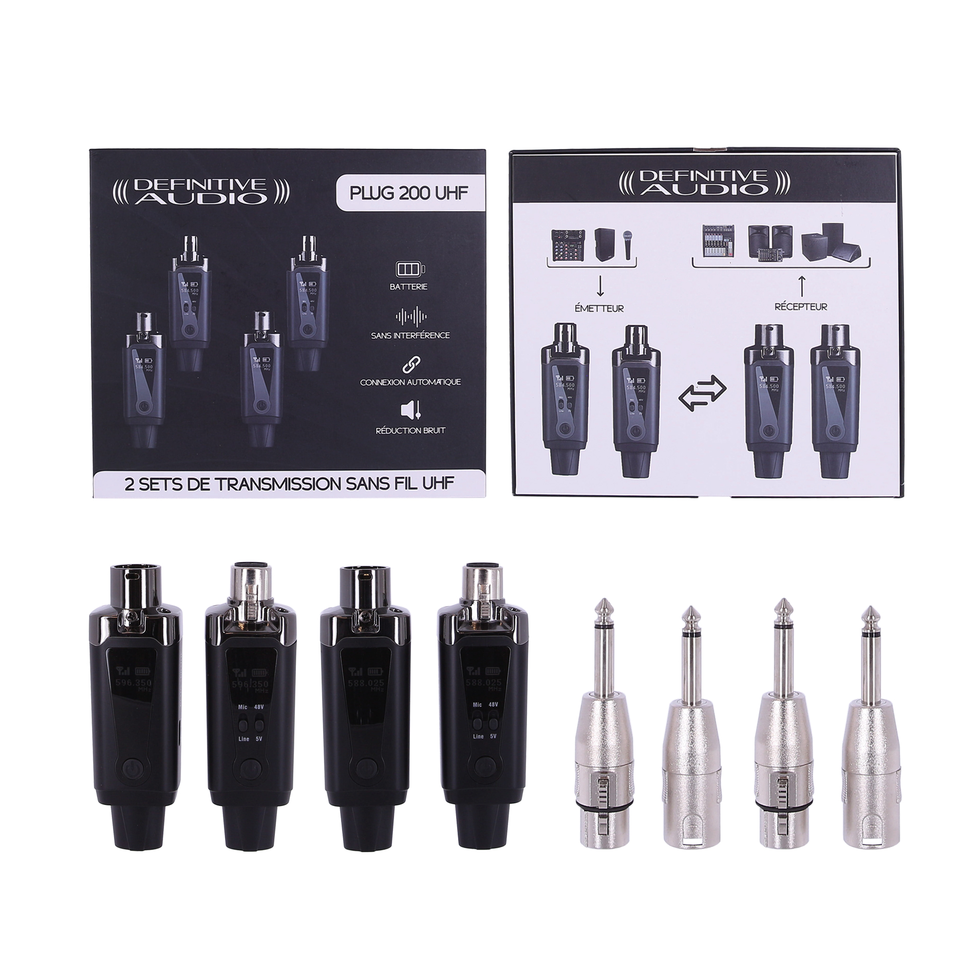 Definitive Audio Plug 200 Uhf - Wireless Sender-Empfänger System - Variation 10
