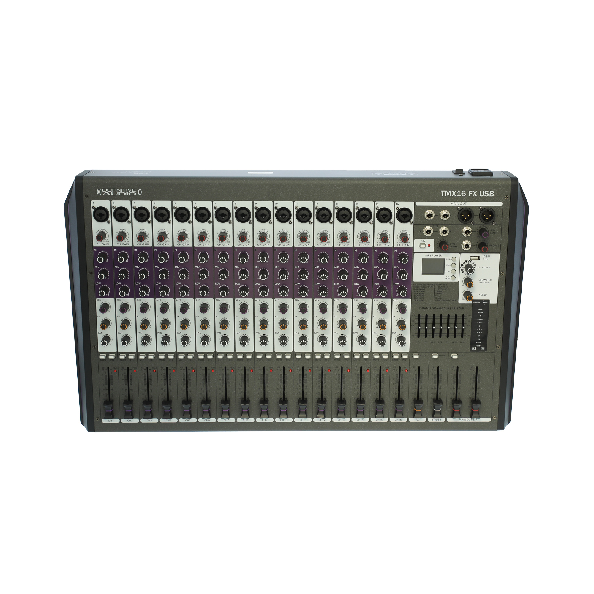 Definitive Audio Tmx16 Fx Usb - Analoges Mischpult - Variation 5