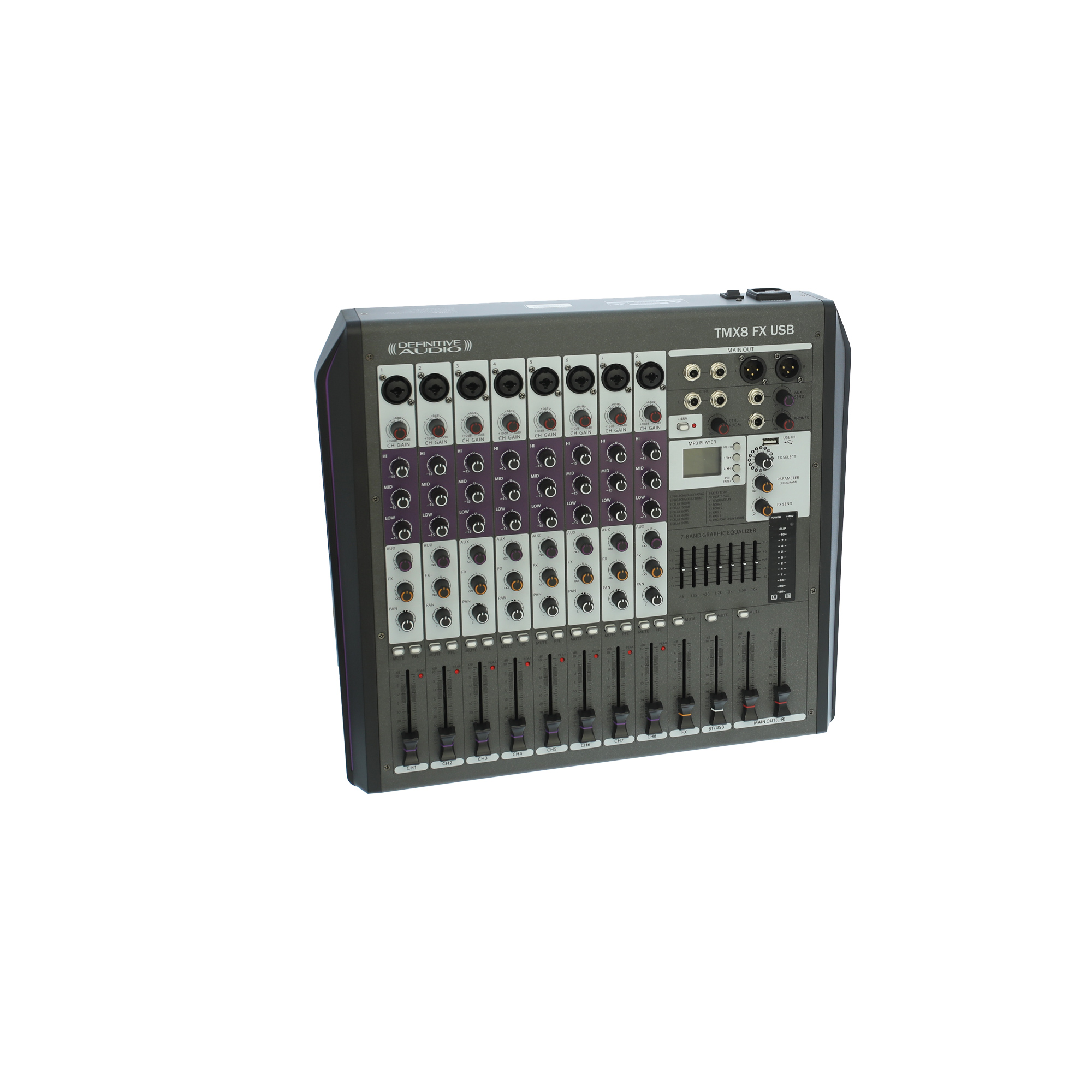 Definitive Audio Tmx8 Fx Usb - Analoges Mischpult - Variation 1
