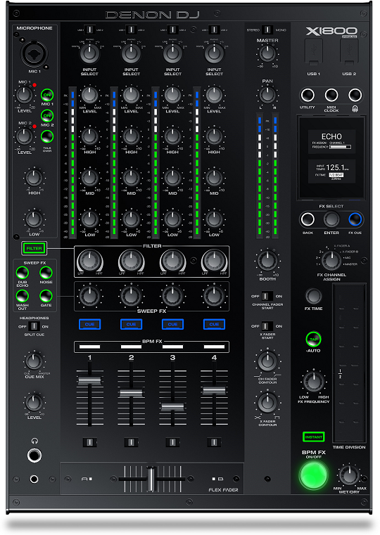 Denon Dj X1800 Prime - DJ-Mixer - Main picture