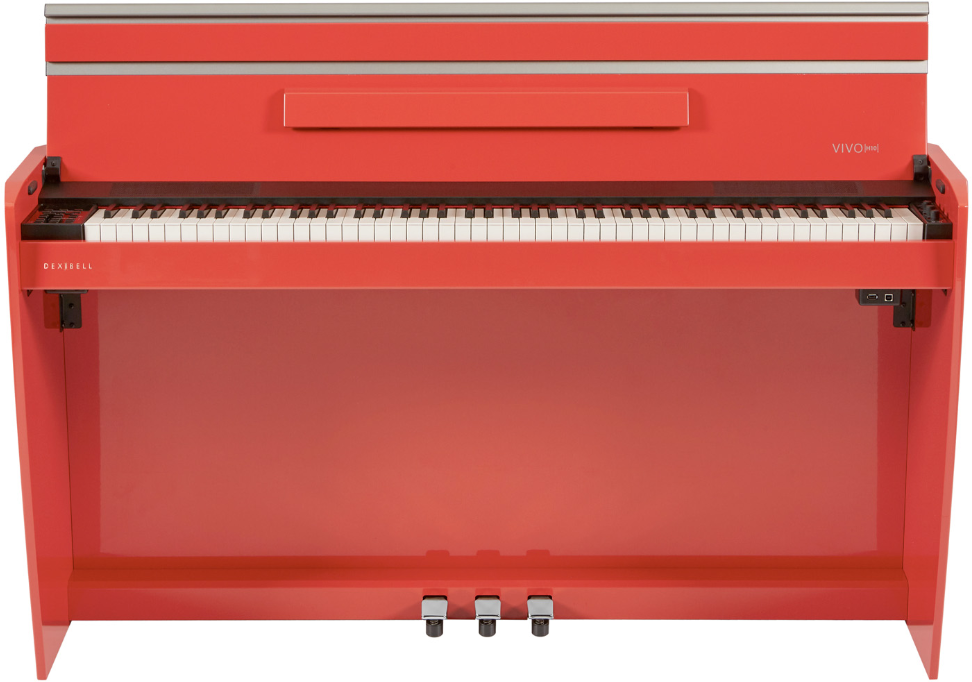 Dexibell Vivo H10 Rouge Brillant - Digitalpiano mit Stand - Main picture