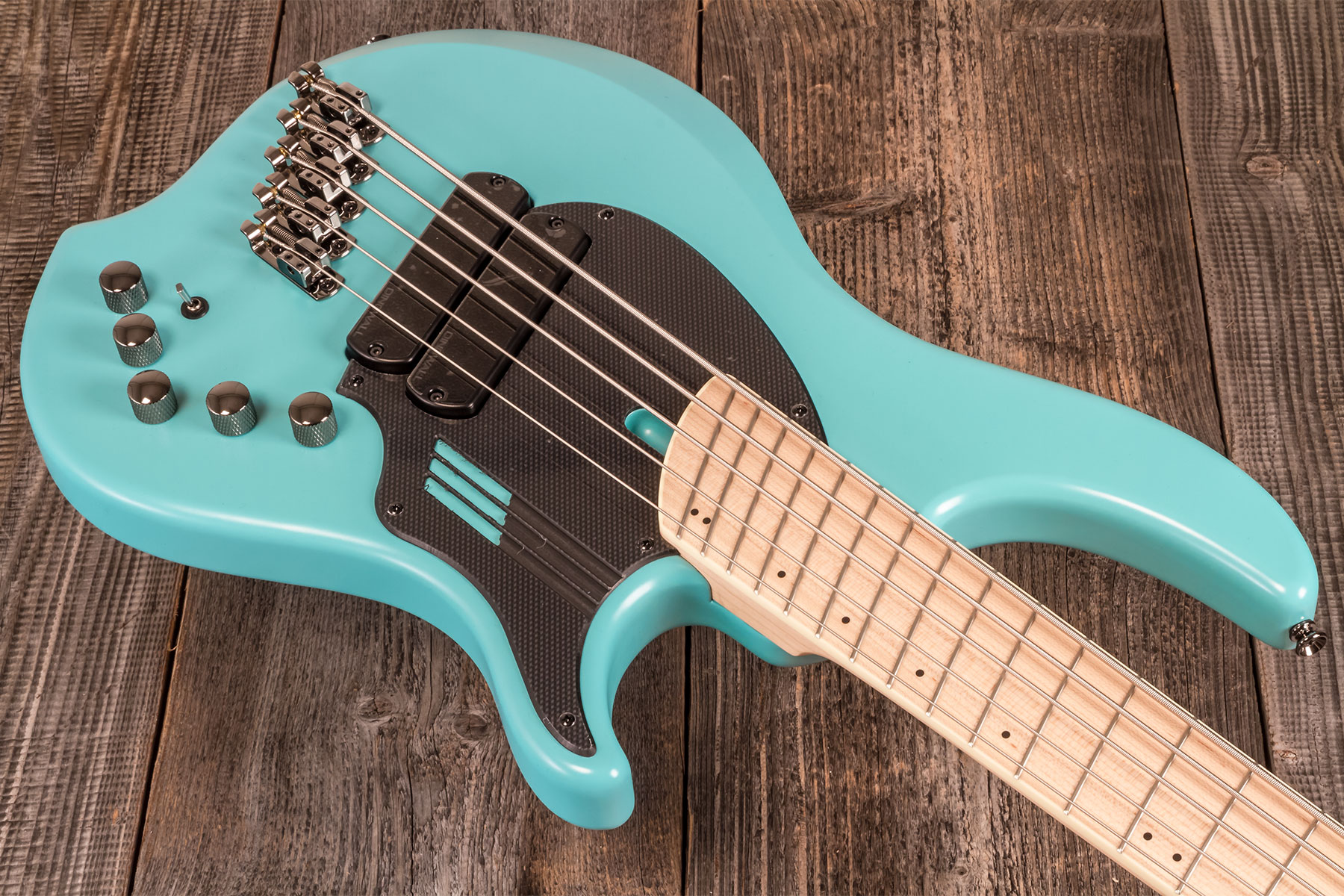 Dingwall Adam Nolly Getgood Ng2 5c Signature 2pu Active Mn - Matte Celestial Blue - Solidbody E-bass - Variation 2