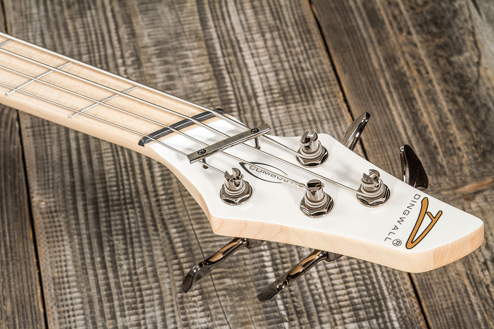 Dingwall Adam Nolly Getgood Ng3 4c 3pu Signature Active Mn - Ducati Pearl White - Solidbody E-bass - Variation 8
