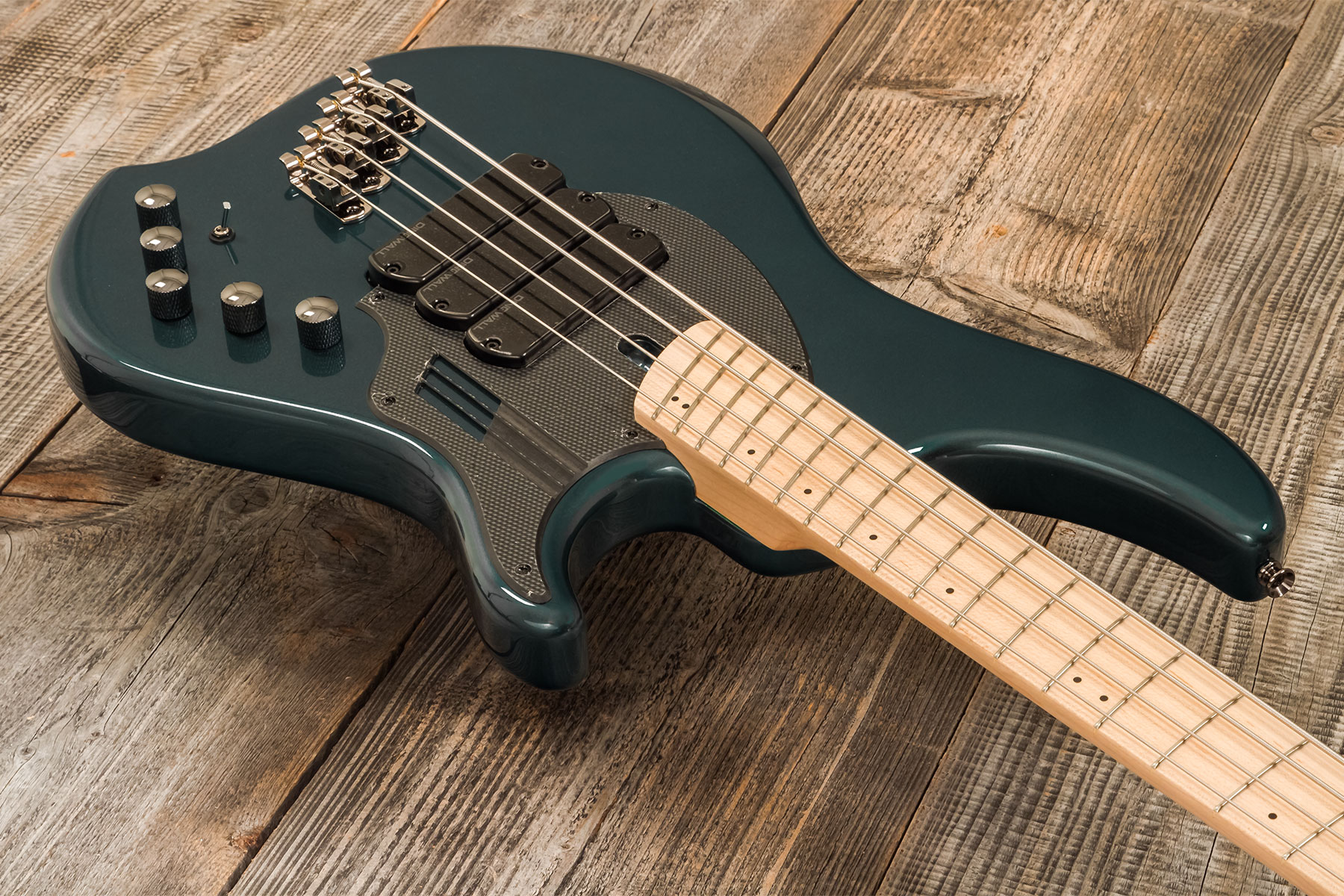 Dingwall Adam Nolly Getgood Ng3 4c Signature 3pu Active Mn - Black Forest Green - Solidbody E-bass - Variation 3