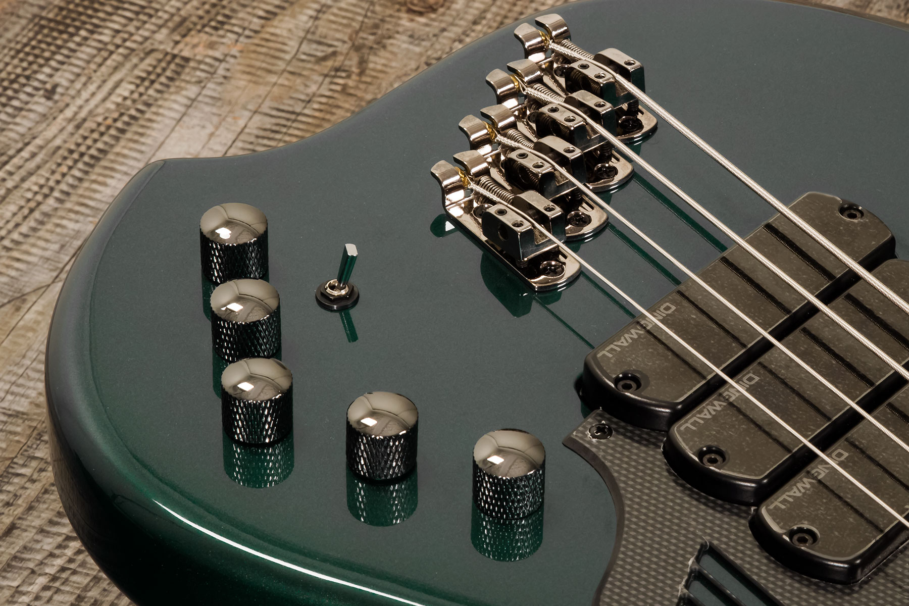 Dingwall Adam Nolly Getgood Ng3 4c Signature 3pu Active Mn - Black Forest Green - Solidbody E-bass - Variation 4