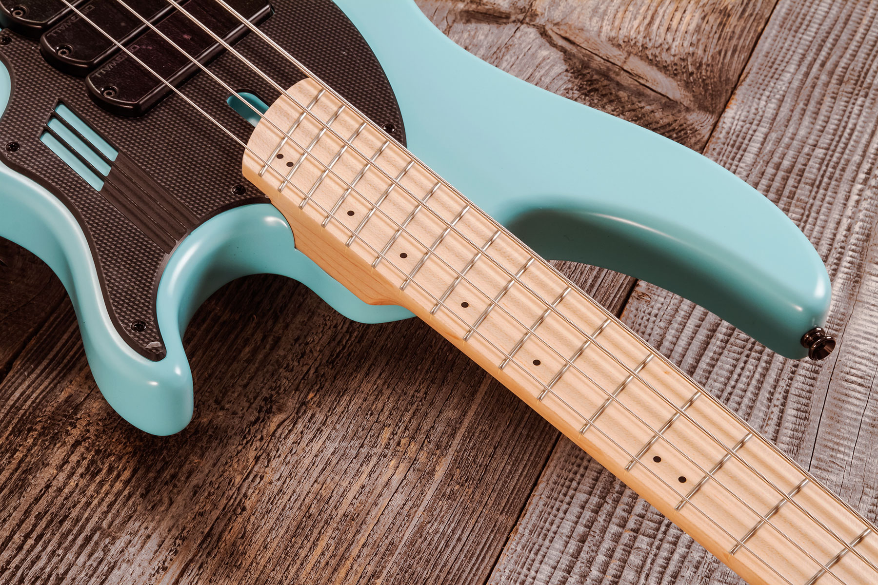 Dingwall Adam Nolly Getgood Ng3 4c Signature 3pu Active Mn - Matte Celestial Blue - Solidbody E-bass - Variation 4