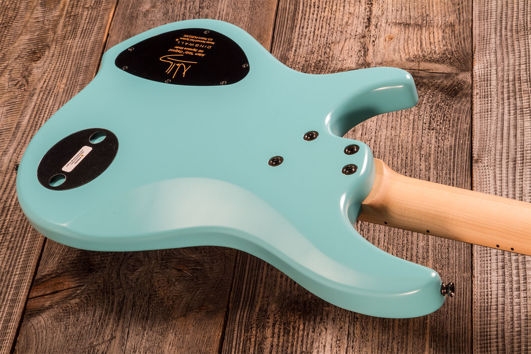 Dingwall Adam Nolly Getgood Ng3 4c Signature 3pu Active Mn - Matte Celestial Blue - Solidbody E-bass - Variation 5