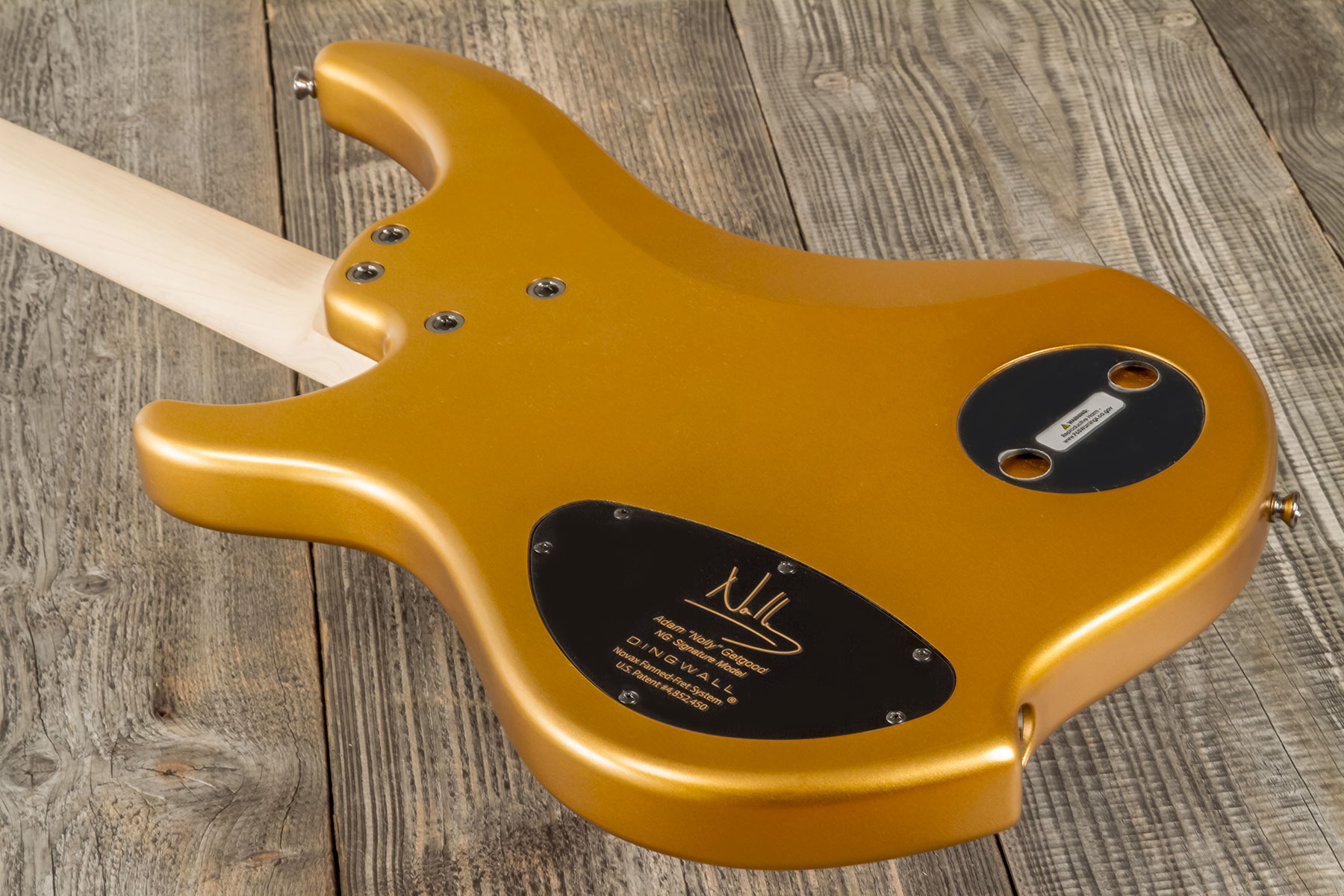 Dingwall Adam Nolly Getgood Ng3 4c Signature 3pu Active Mn - Gold Matte - Solidbody E-bass - Variation 5