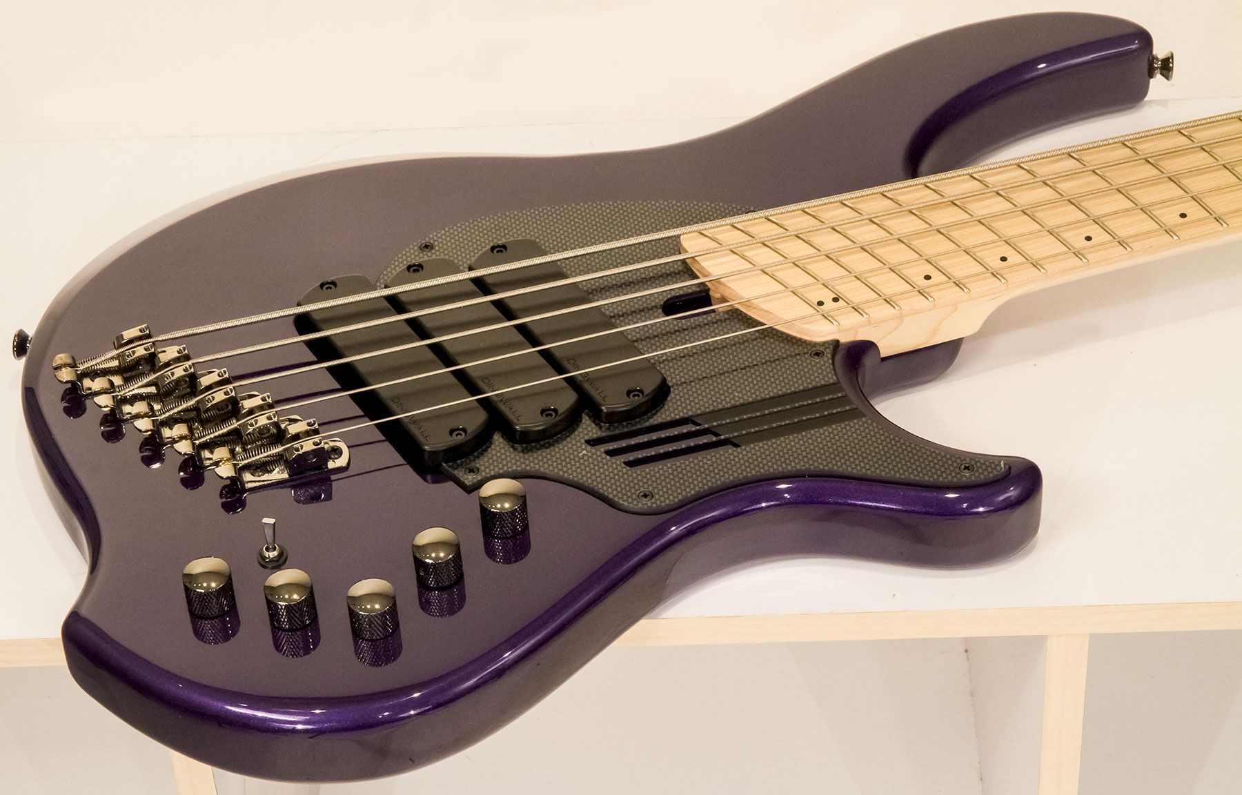 Dingwall Adam Nolly Getgood Ng3 5c Signature 3pu Active Mn - Purple Metallic - Solidbody E-bass - Variation 1