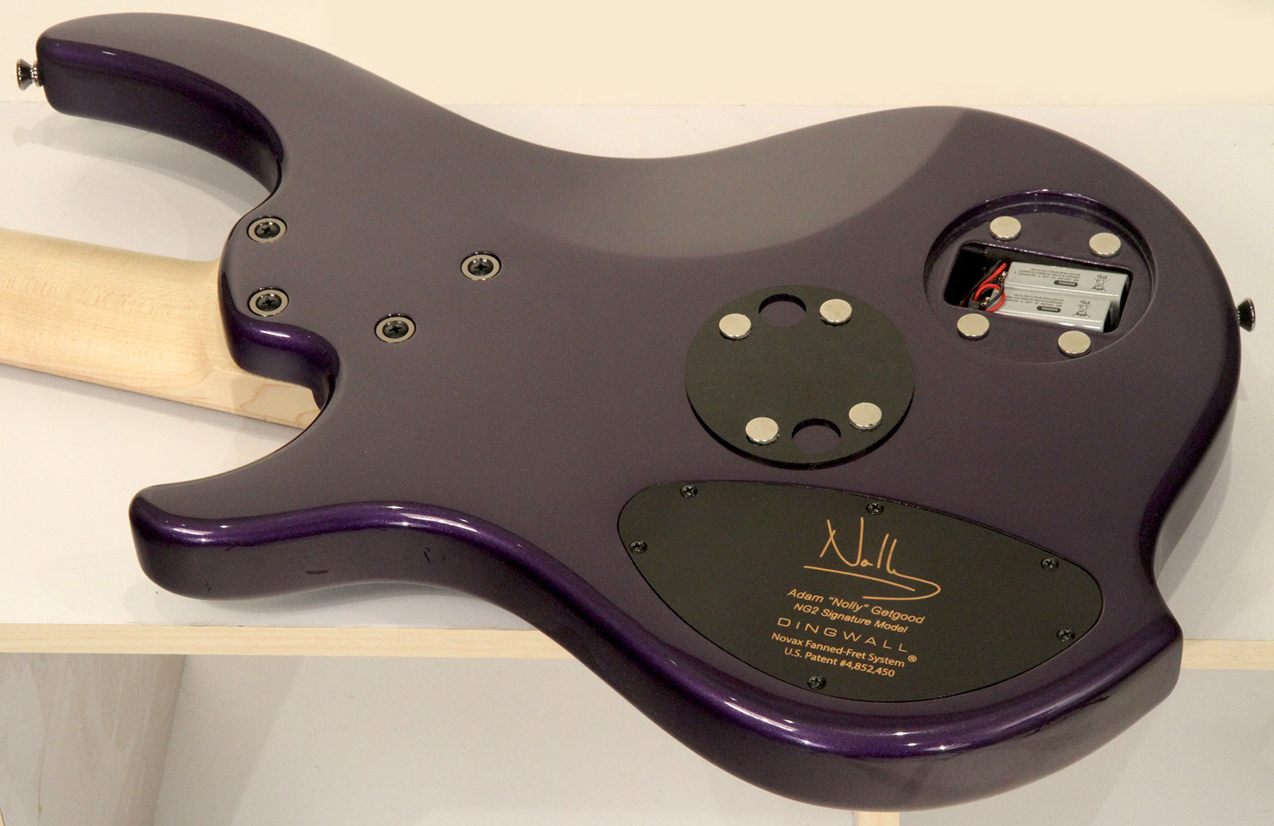 Dingwall Adam Nolly Getgood Ng3 5c Signature 3pu Active Mn - Purple Metallic - Solidbody E-bass - Variation 2