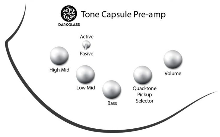 Dingwall Adam Nolly Getgood Ng3 5c Lh Signature Gaucher 3pu Active Mn - Matte Celestial Blue - Solidbody E-bass - Variation 4
