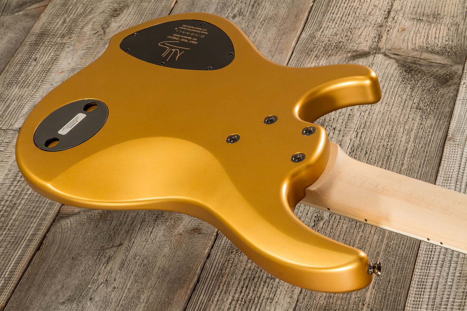 Dingwall Adam Nolly Getgood Ng3 5c Signature 3pu Active Mn - Gold Matte - Solidbody E-bass - Variation 7