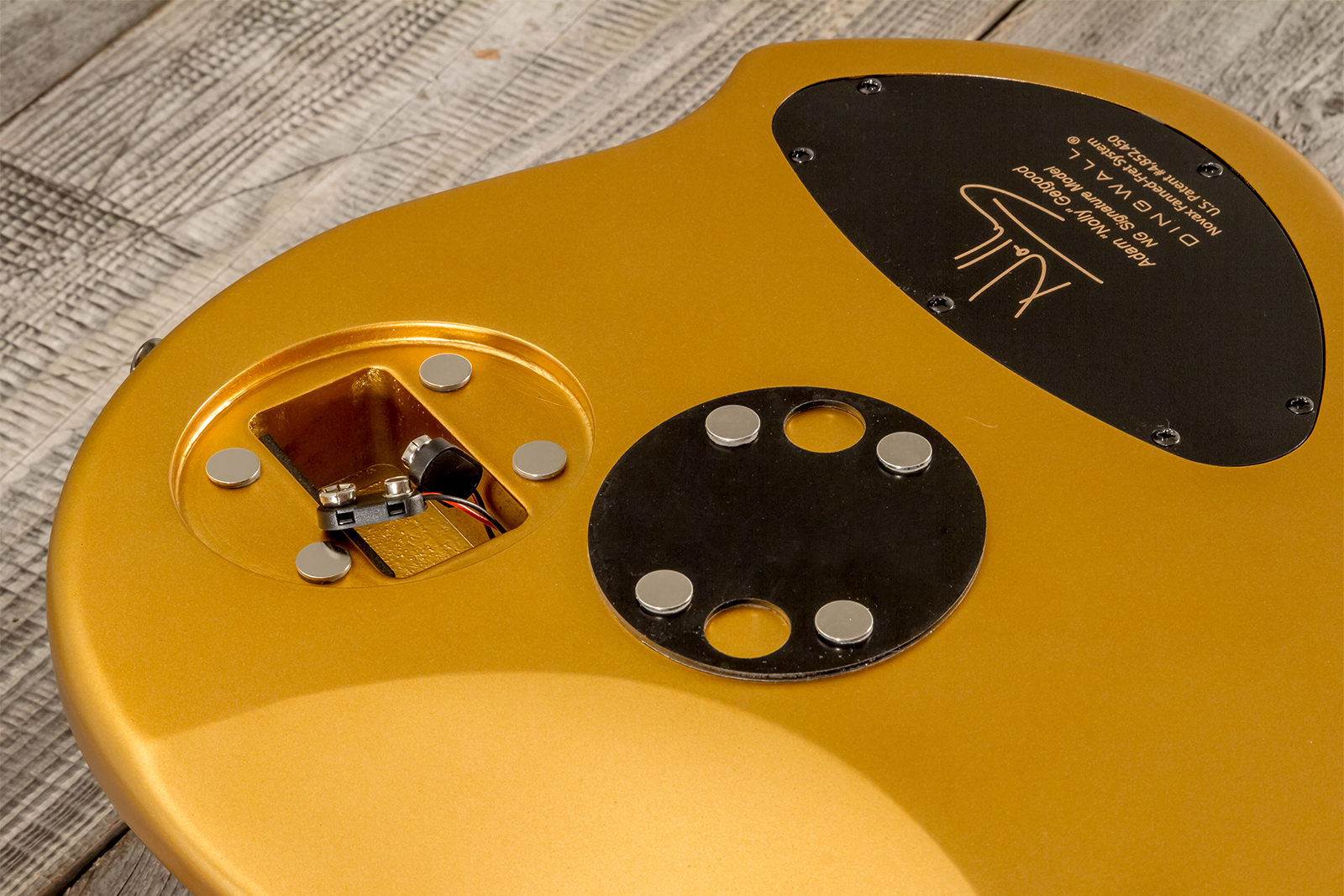 Dingwall Adam Nolly Getgood Ng3 5c Signature 3pu Active Mn - Gold Matte - Solidbody E-bass - Variation 8