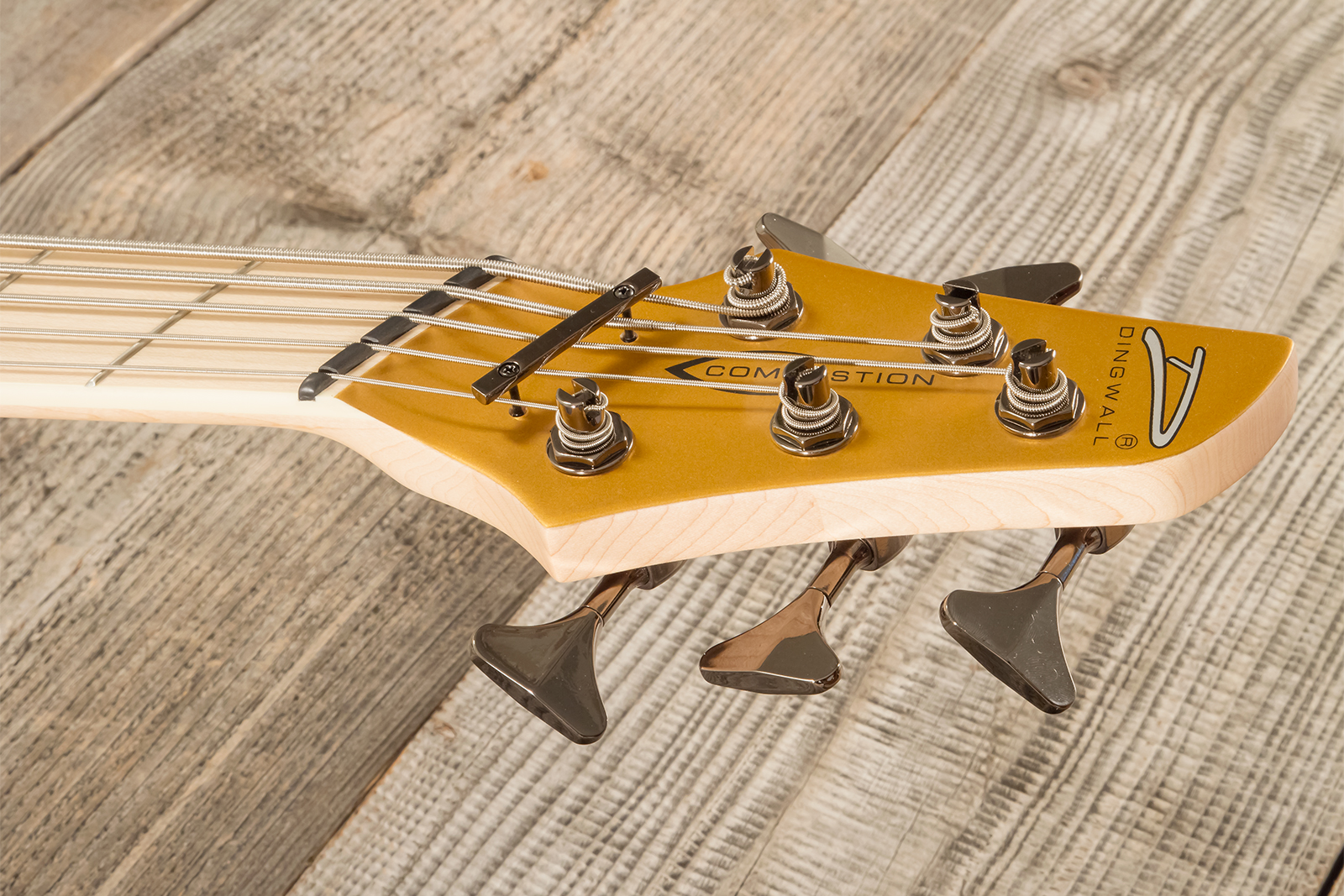 Dingwall Adam Nolly Getgood Ng3 5c Signature 3pu Active Mn - Gold Matte - Solidbody E-bass - Variation 11